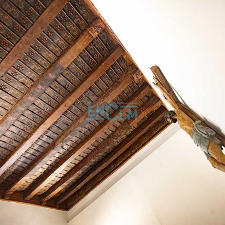 Techo de la Capilla de San Juan del convento de Las Concepcionistas. Foto: ENCLM/Rebeca Arango