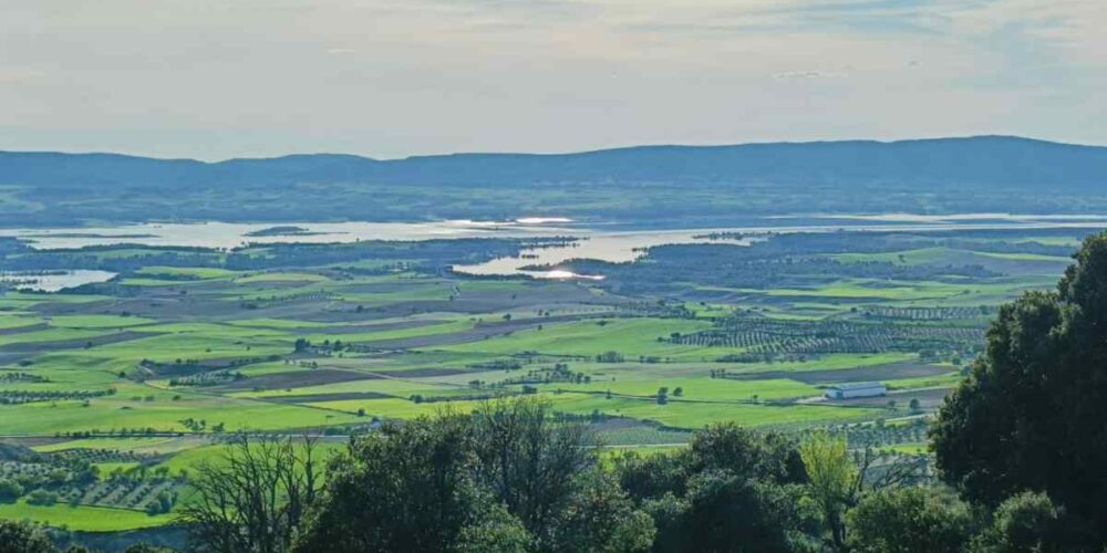 Embalse de Buendía, desde Villalba del Rey (Cuenca). Foto: David Romero.