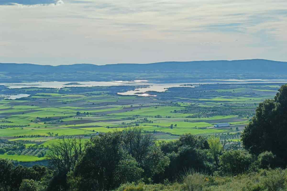 Embalse de Buendía, desde Villalba del Rey (Cuenca). Foto: David Romero.