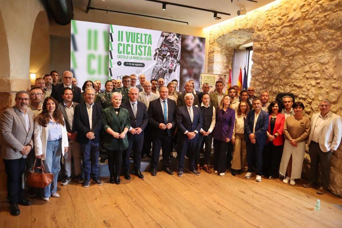 Presentación de la II Vuelta Ciclista Castilla-La Mancha Leader.