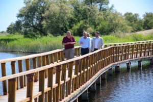El delegado del Gobierno ha visitado el Parque Nacional de Las Tablas de Daimiel