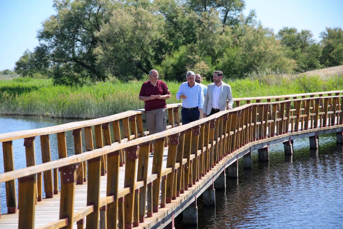 El delegado del Gobierno ha visitado el Parque Nacional de Las Tablas de Daimiel
