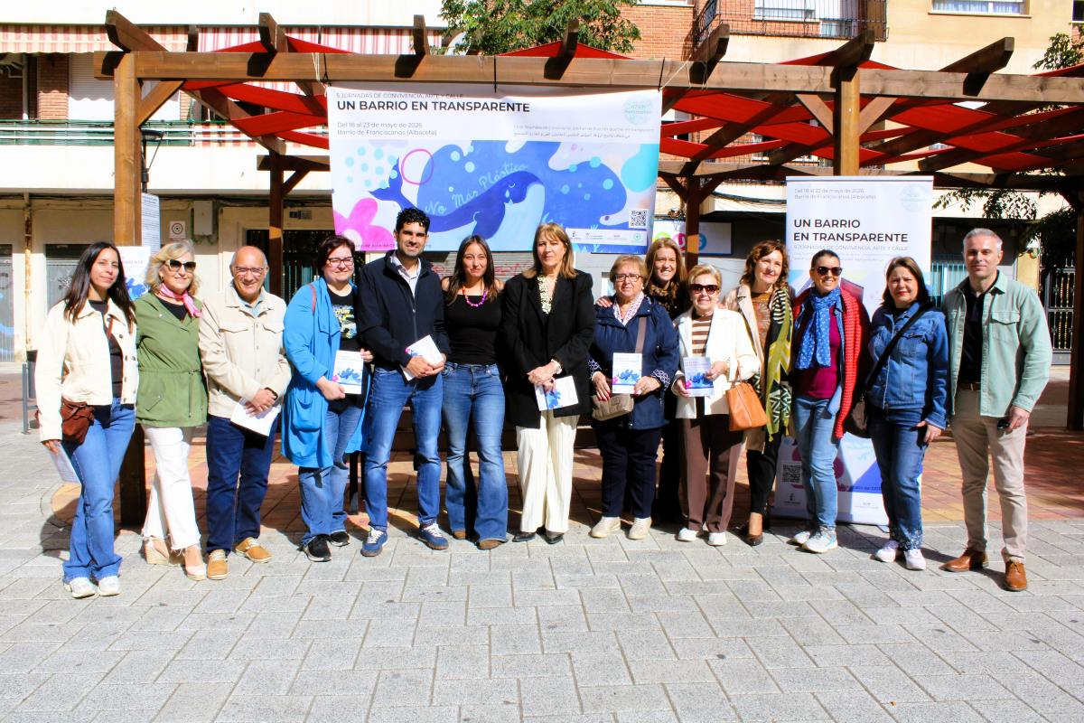 Presentación en Albacete de las V Jornadas de Convivencia, Arte y Calle 'Un Barrio en Transparente'