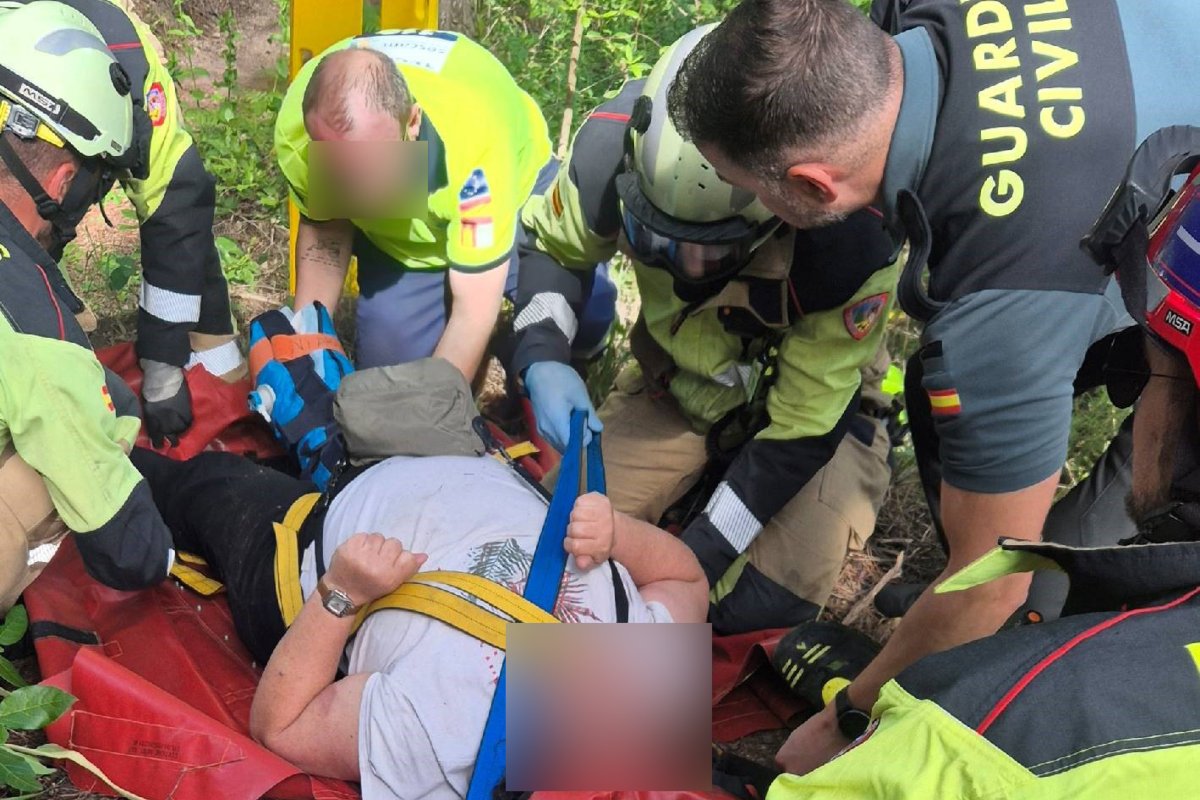 Rescate de una senderista en un paraje cercano al Balneario de Tus (Albacete)