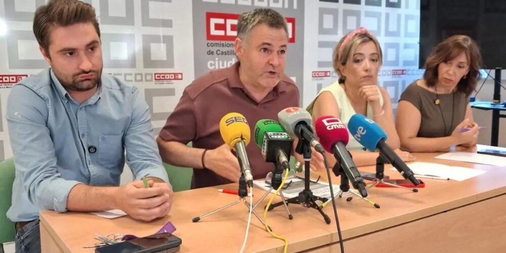 Rueda de prensa de los sindicatos
