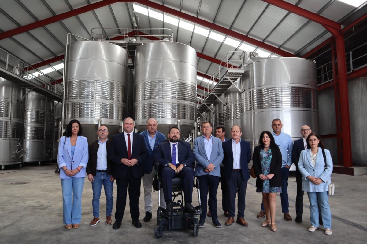 Visita a Bodegas La Remediadora. Foto: JCCM