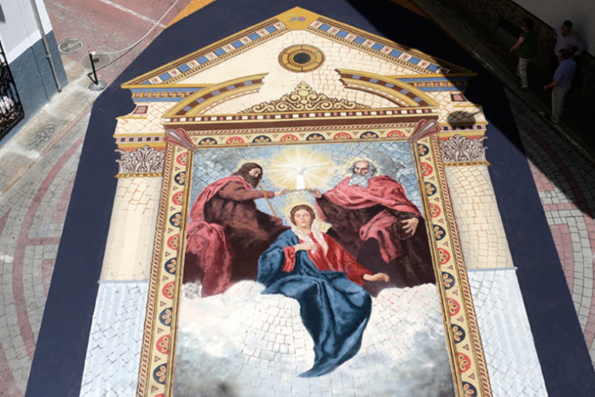 Alfombra de Serrín de Elche de la Sierra (Albacete)