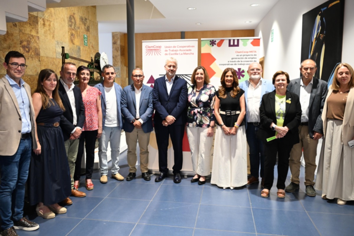 Cierre institucional de la Asamblea General de ClamCoop CLM, celebrado en Almansa (Albacete)