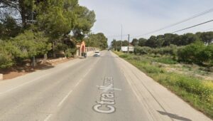 Carretera de Murcia, en Hellín.