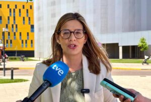 Carolina Agudo estuvo en el Hospital de Toledo.