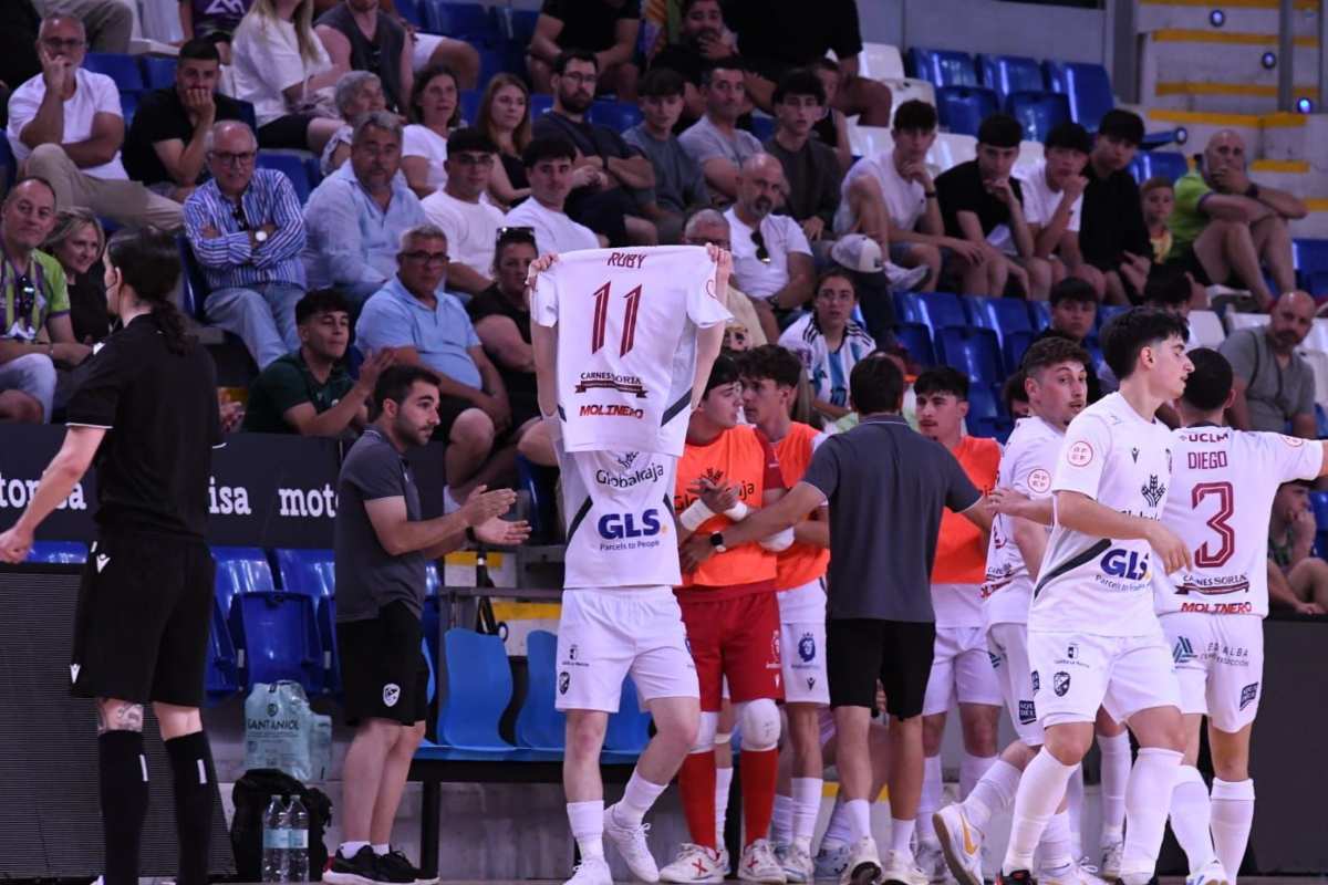 Jugadores del Albacete FS. Foto: Albacete FS.