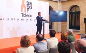 Carlos Velázquez asistió a la presentación de la feria 'Sabor Toledo'.
