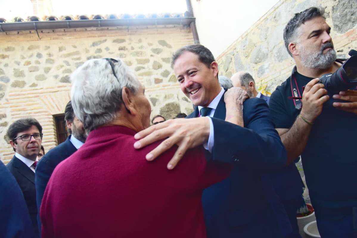 Carlos Velázquez definió la fiesta como "la romería de Toledo". Foto: Rebeca Arango.