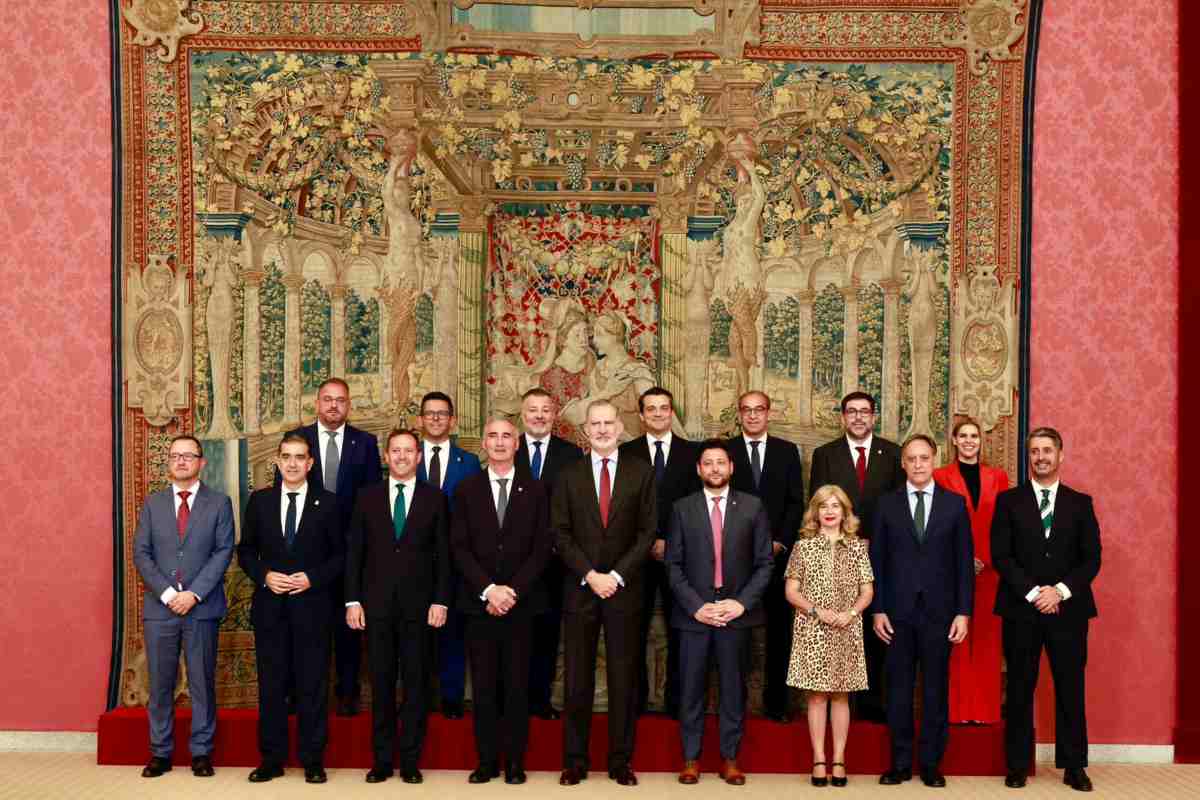 Loa alcaldes de las Ciudades Patrimonio de la Humanidad con el rey Felipe VI.