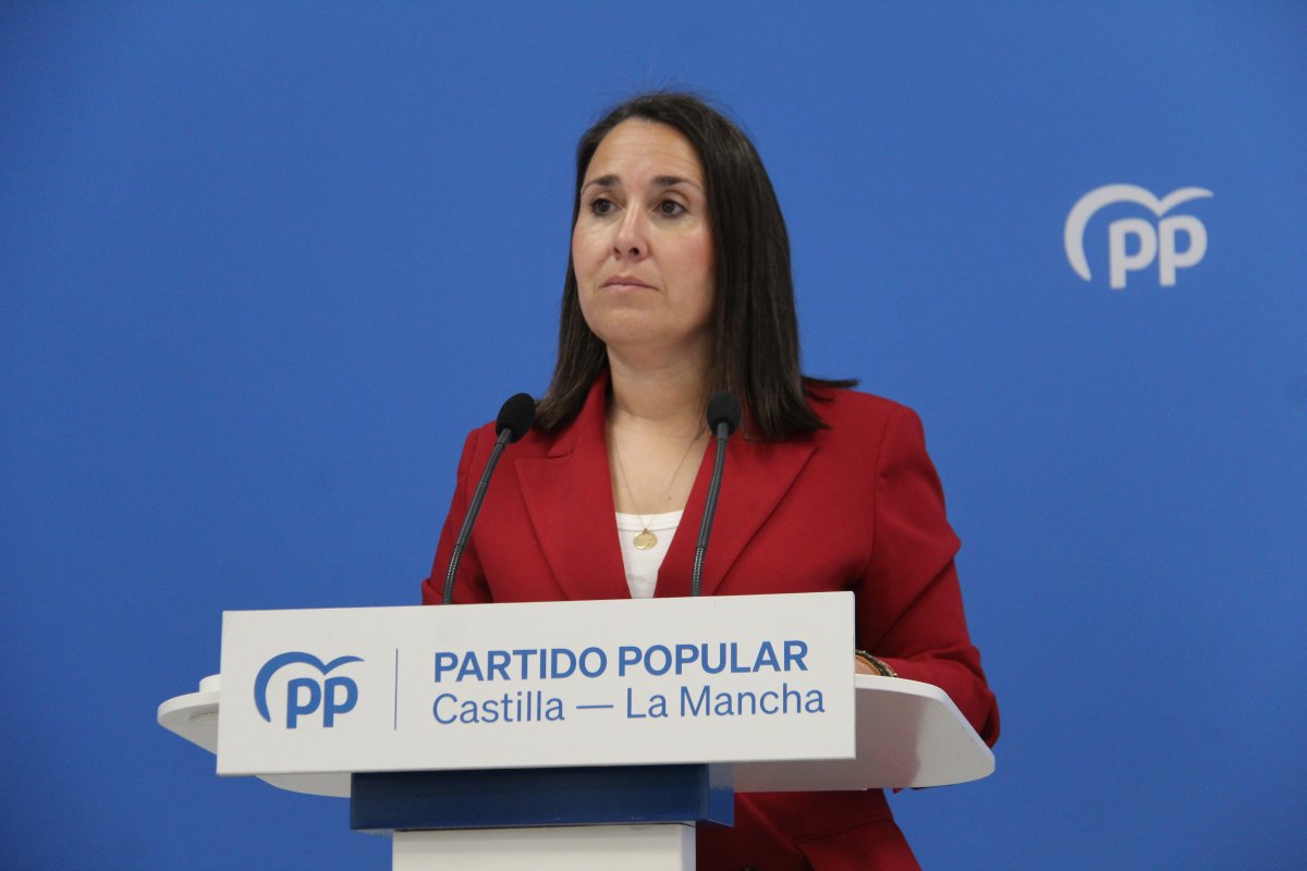 La portavoz del Partido Popular de Castilla-La Mancha, Alejandra Hernández.