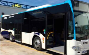 Uno de los autobuses urbanos de Talavera. Foto: Monbus.