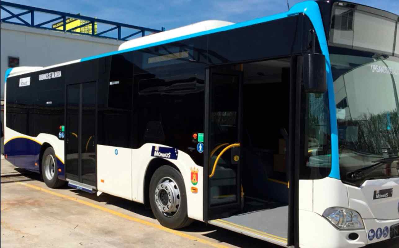 Uno de los autobuses urbanos de Talavera. Foto-Monbus.