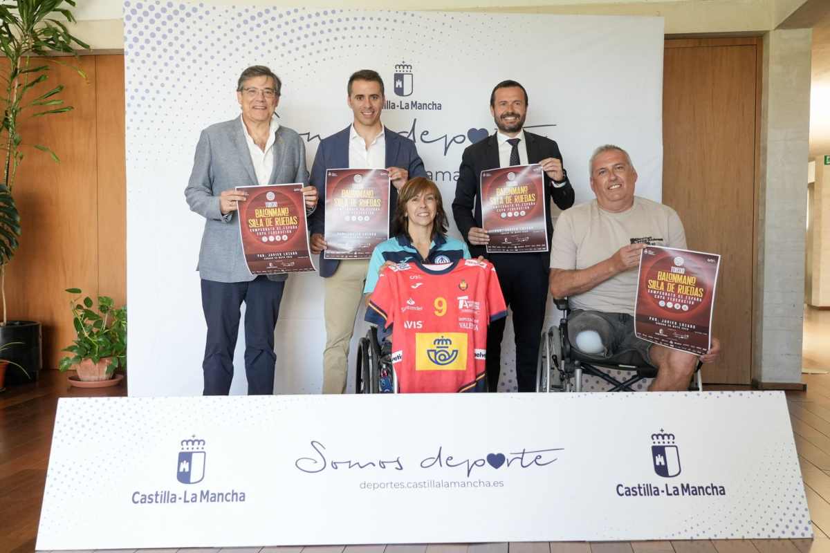 Presentación de la final del Campeonato Estatal de balonmano en silla de ruedas.