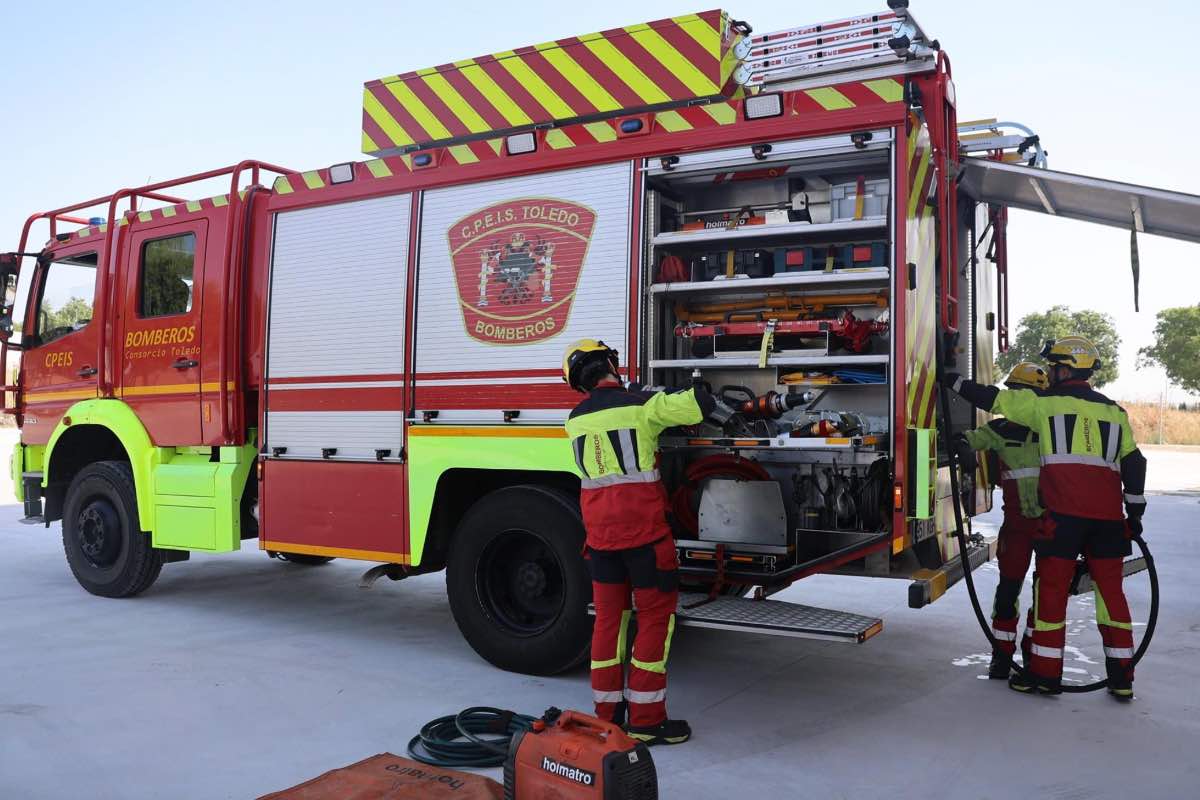 Archivo - Parque de Bomberos de Villarrubia de Santiago. - DIPUTACIÓN - Archivo