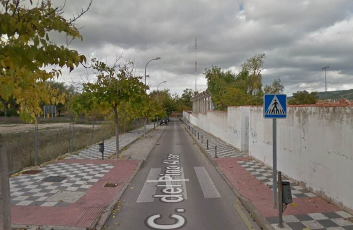 Calle Pino Albar, en Cuenca.