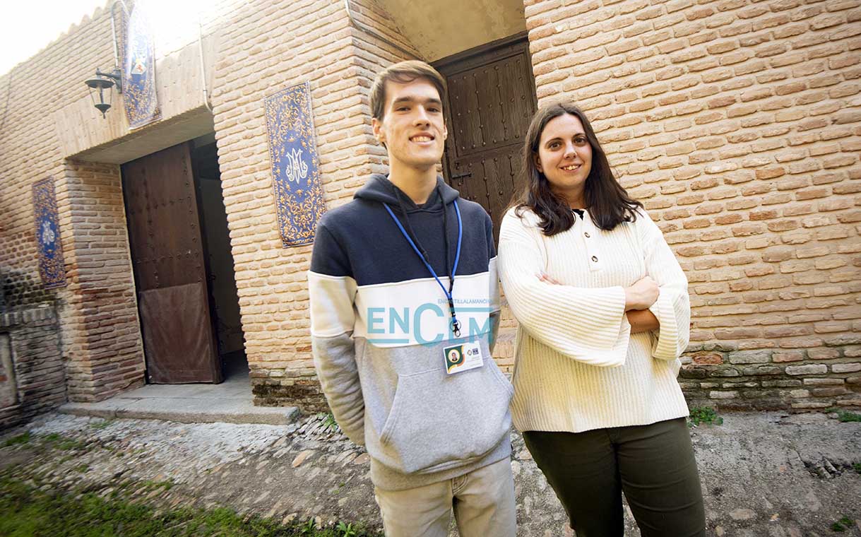 Pablo e Inés, miembros del Consorcio de Toledo. Foto: ENCLM/Rebeca Arango