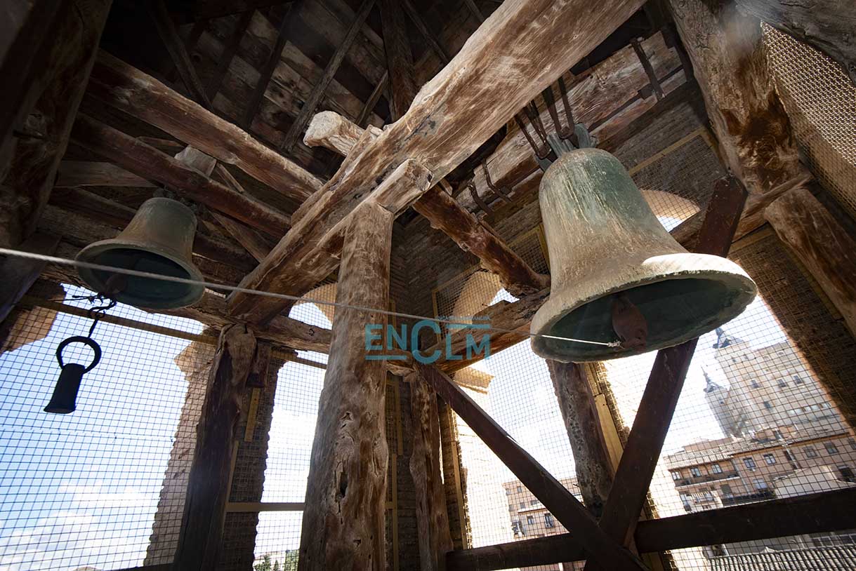 Las dos campanas del convento de las Concepcionistas, en Toledo. Foto: ENCLM/Rebeca Arango