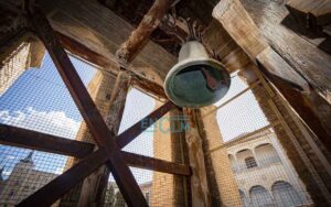 Foto de la campana grande del convento de las Concepcionistas, en Toledo. Foto: ENCLM/Rebeca Arango