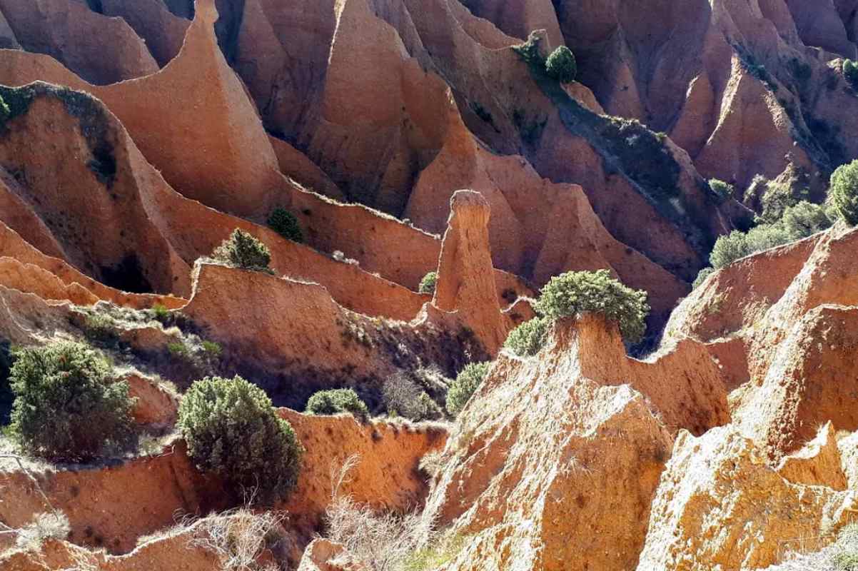 Detalle cárcavas Valdepeñas de la Sierra Foto: Turismo Castilla-La Macnha