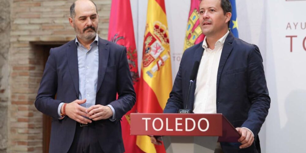 El alcalde de Toledo, Carlos Velázquez.