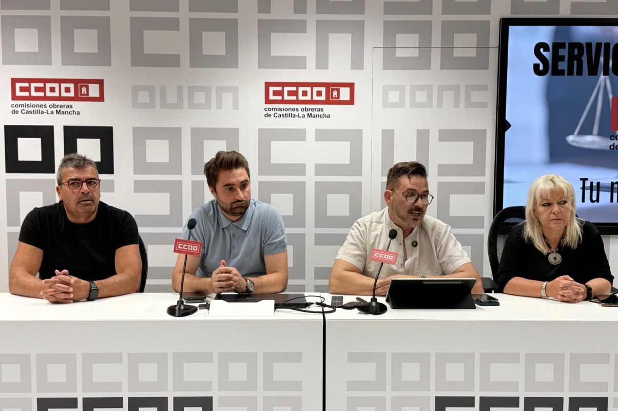 Rueda de prensa de CCOO.