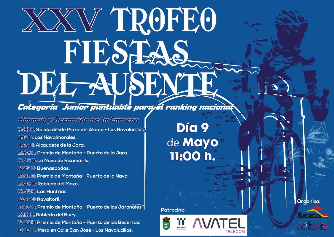 Cartel parcial del Trofeo Fiestas del Ausente.