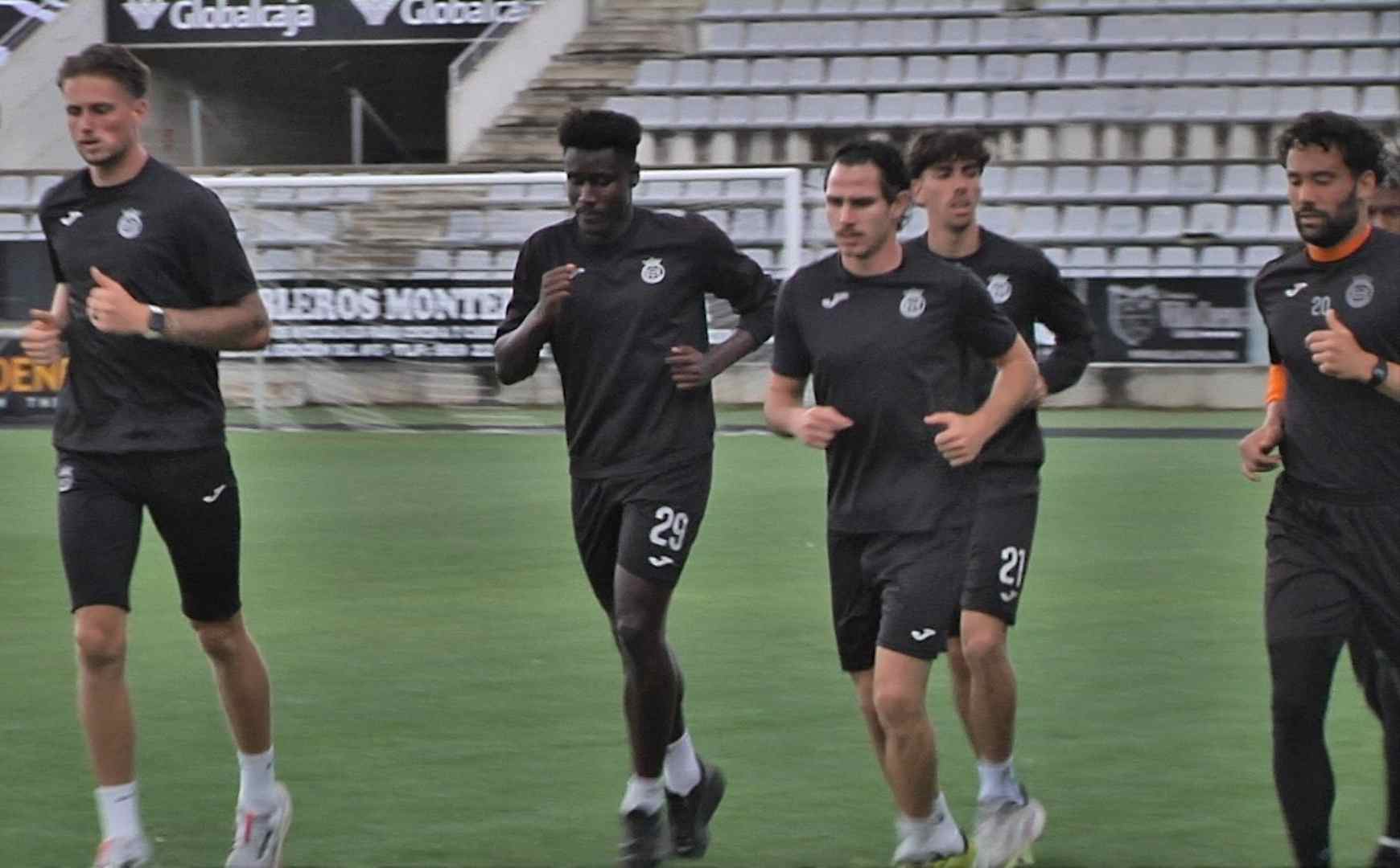 Entrenamiento del Conquense. Foto: EP.
