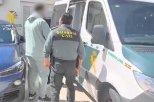 Detenido por el robo a un vecino en Fuensalida (Toledo). Foto: Guardia Civil