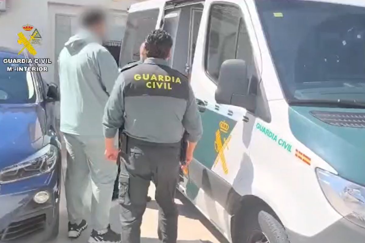 Detenido por el robo a un vecino en Fuensalida (Toledo). Foto: Guardia Civil