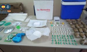 Material incautado en el trastero del Polígono de Toledo.
