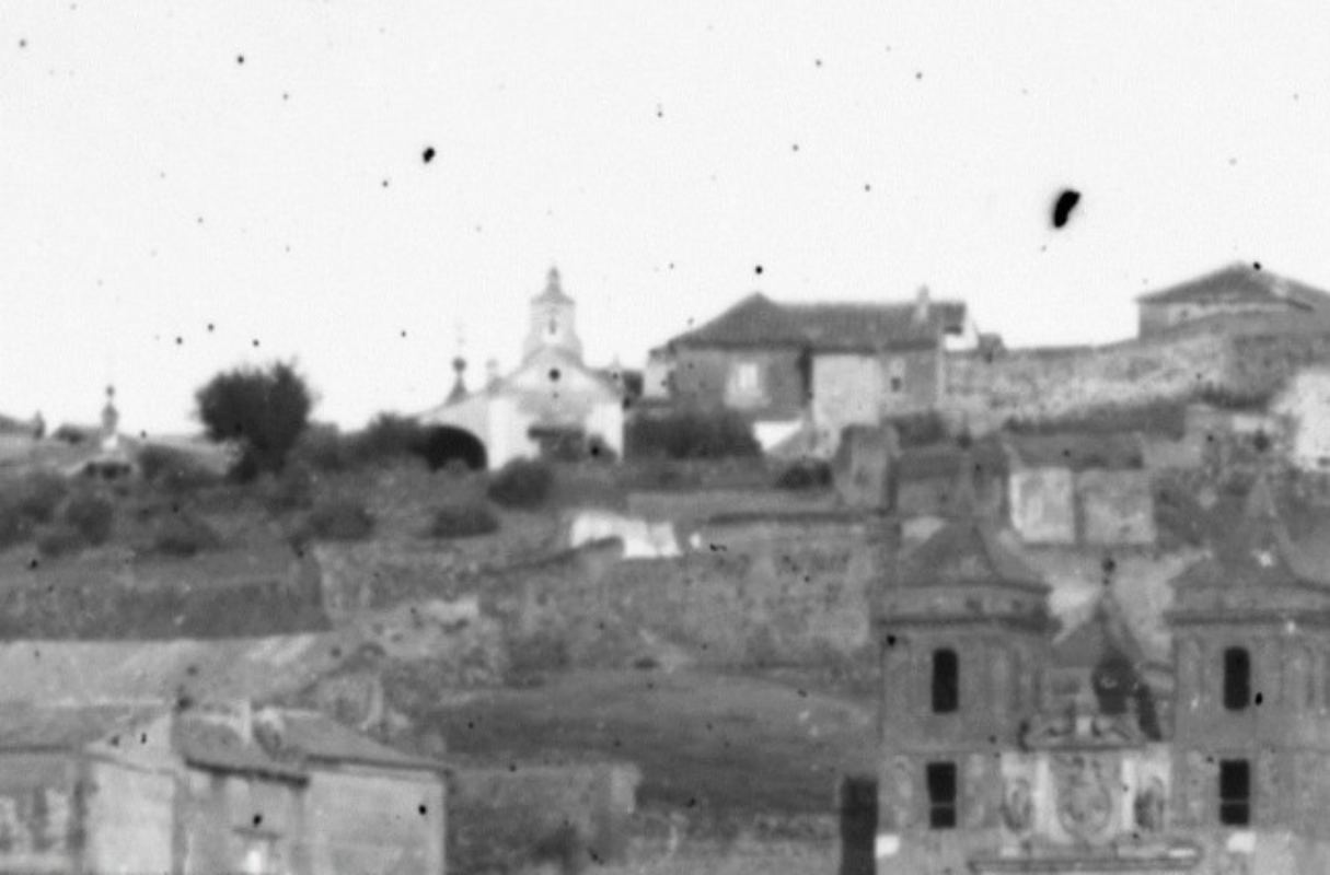 La ermita de la Virgen de Gracia, en 1864. Foto: Eduardo Sánchez Butragueño.
