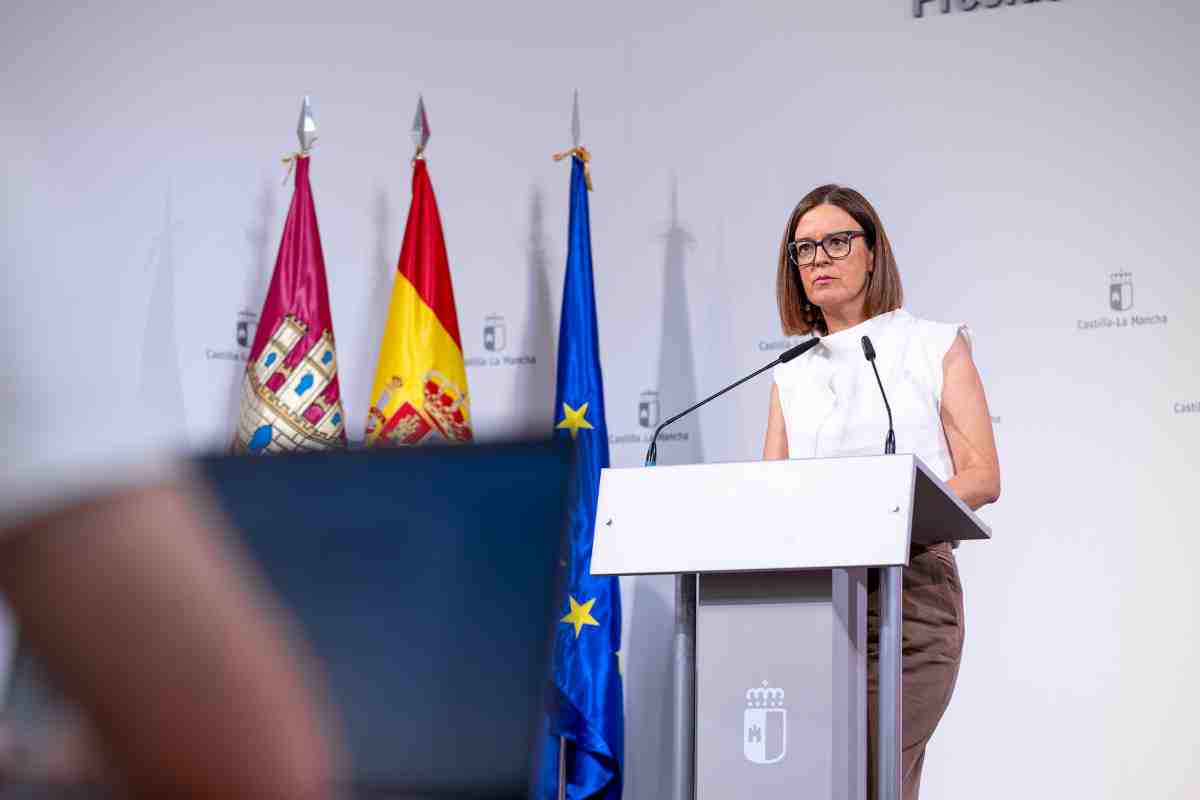 La consejera portavoz del Gobierno de Castilla-La Mancha, Esther Padilla.
