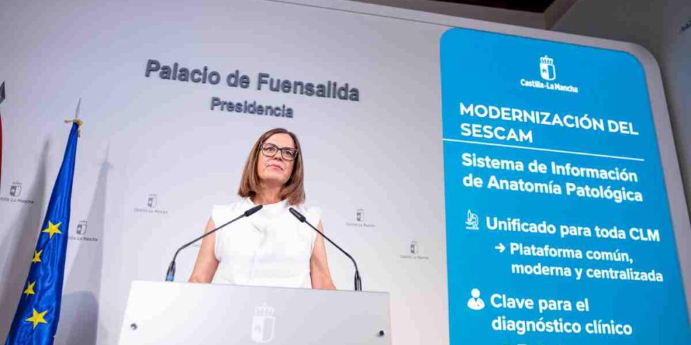 La consejera portavoz del Gobierno de Castilla-La Mancha, Esther Padilla.
