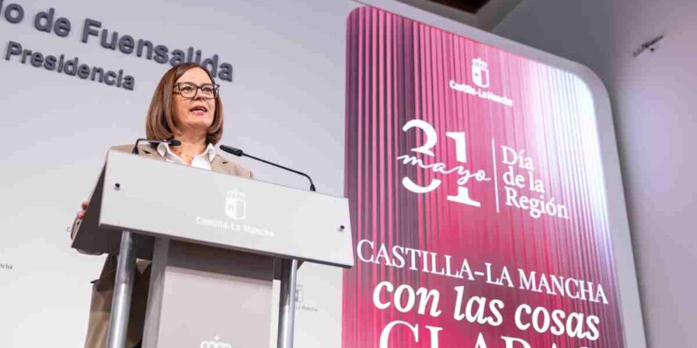 La consejera portavoz del Gobierno de Castilla-La Mancha, Esther Padilla.