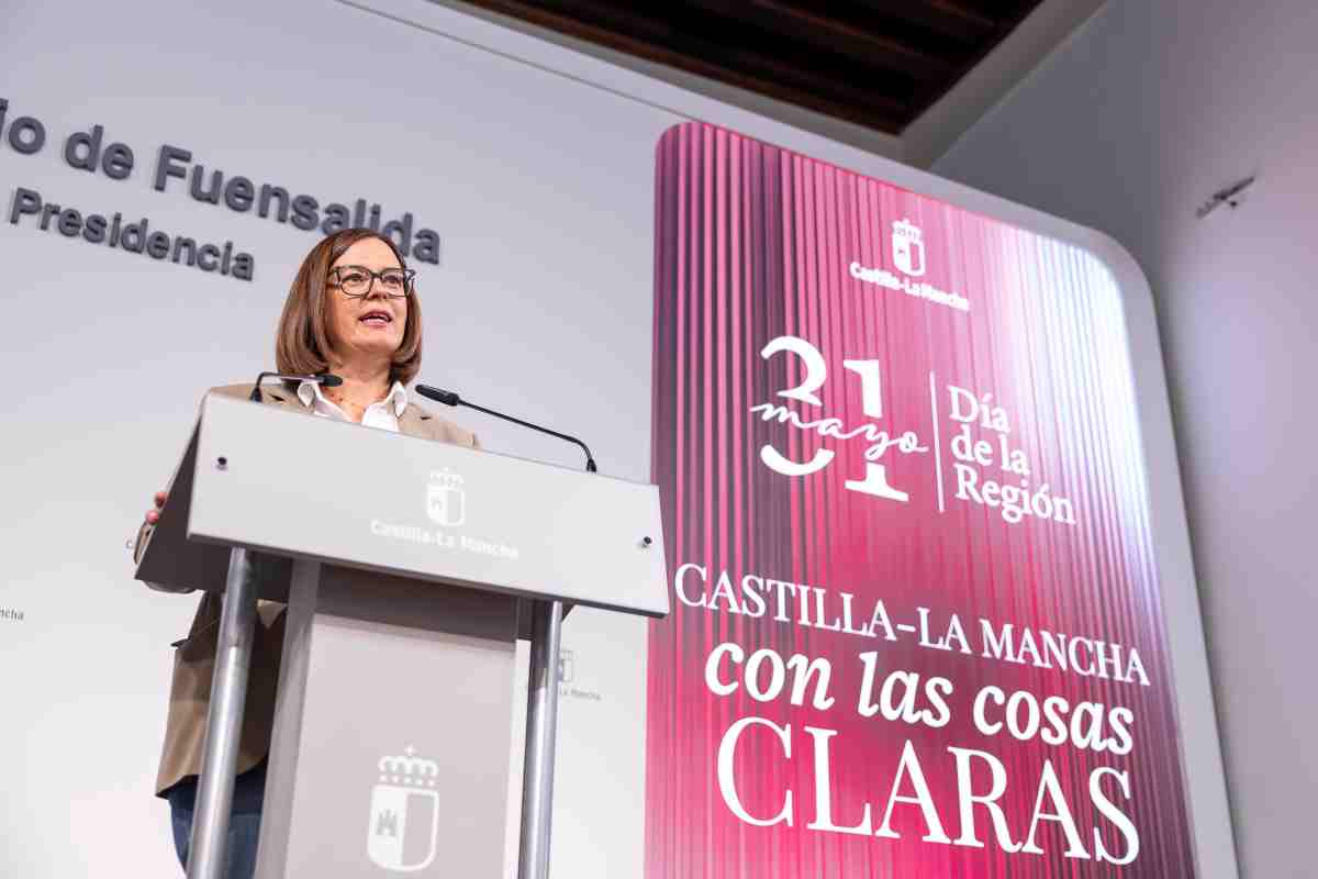 La consejera portavoz del Gobierno de Castilla-La Mancha, Esther Padilla.