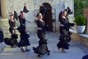 Flamenco en la ermita de Nuestra Señora del Valle.