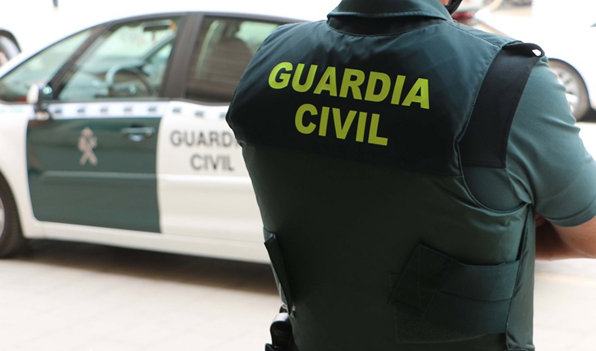 Foto de un agente de la Guardia Civil.