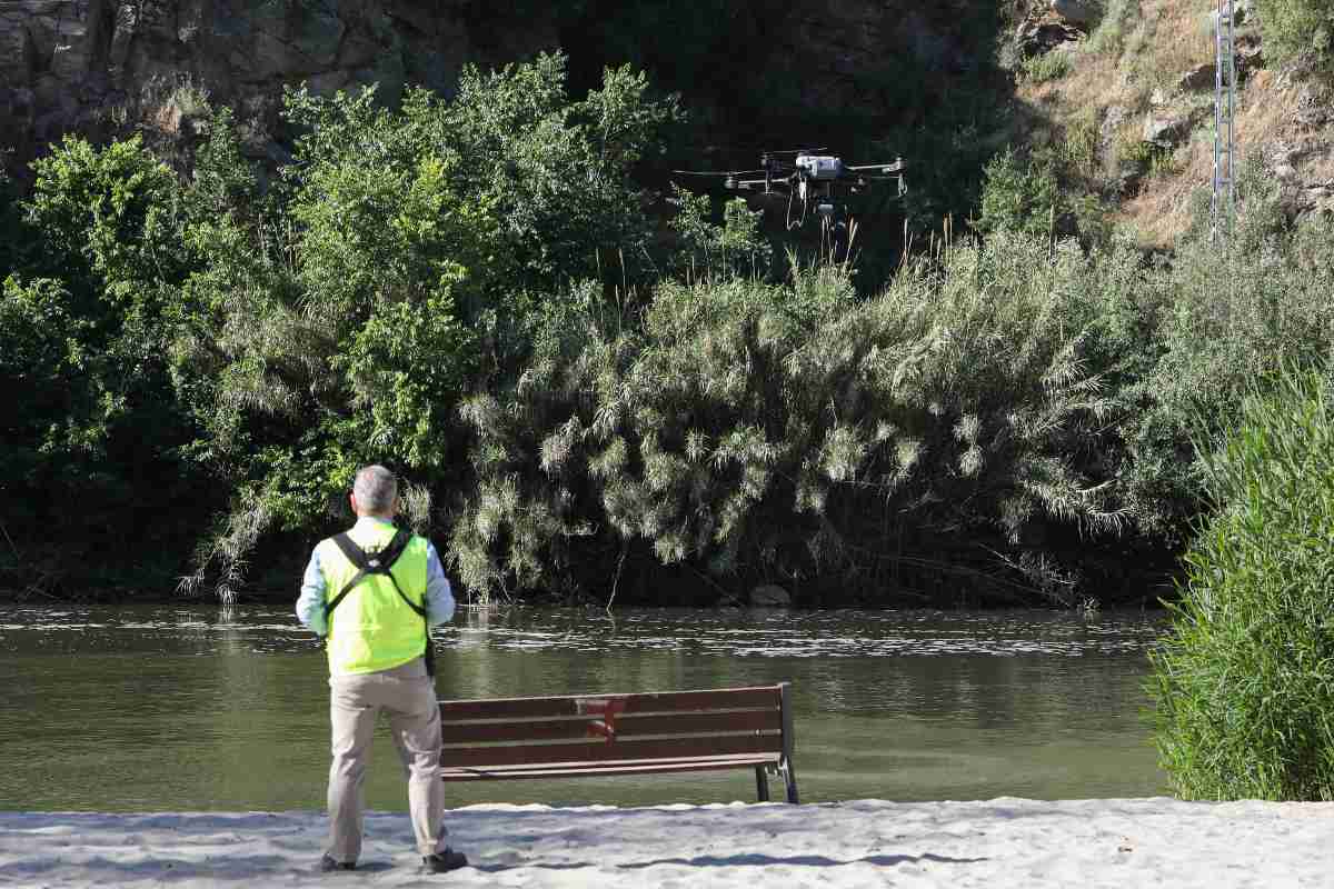 Fumigación contra la mosca negra en el Tajo.