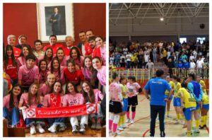Almagro FSF (izquierda) y Salesianos Puertollano.