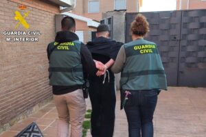 Uno de los detenidos por la Guardia Civil de Guadalajara