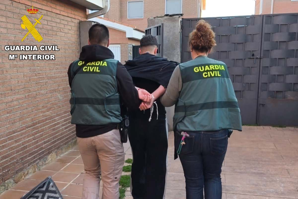 Uno de los detenidos por la Guardia Civil de Guadalajara