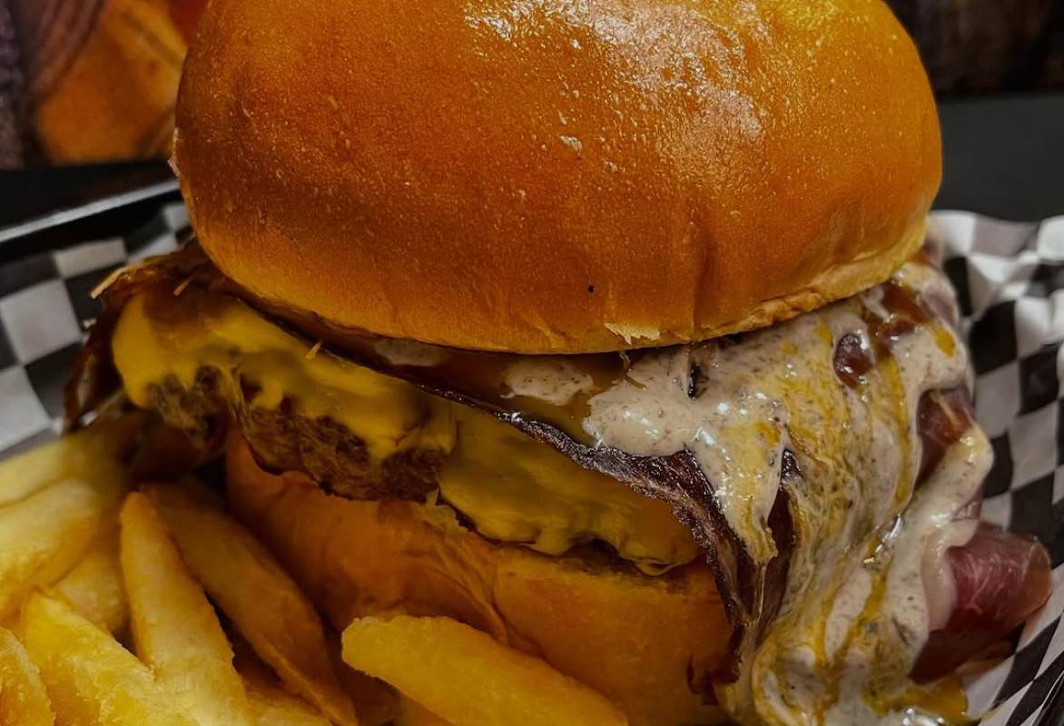 Imagen de una hamburguesa de Saoko.