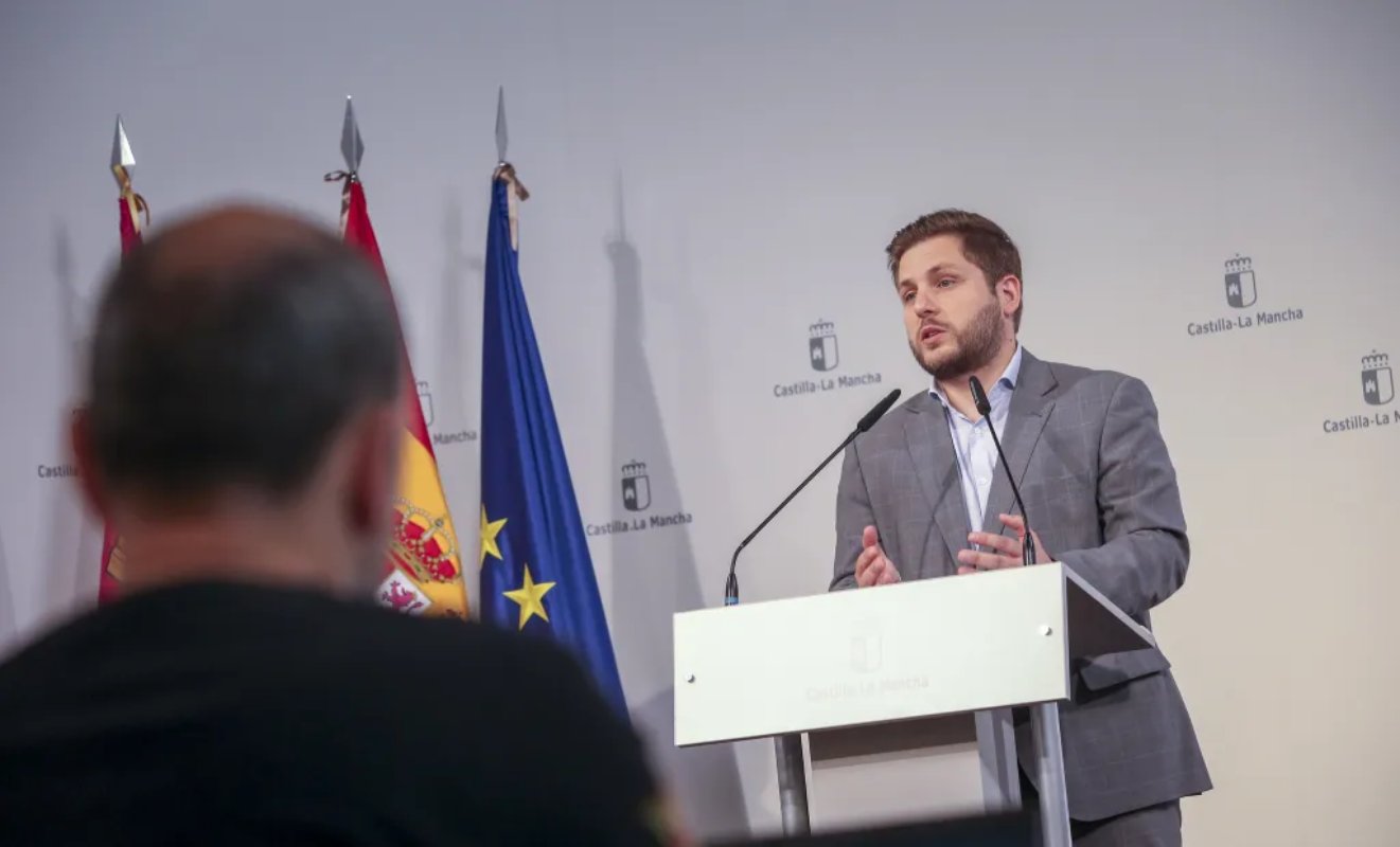 Nacho Hernando, dando cuenta de los acuerdos del Consejo de Gobierno.