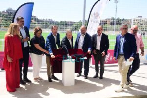Inauguración del campo de fútbol Carlos III, en Toledo. Foto: Rebeca Arango.