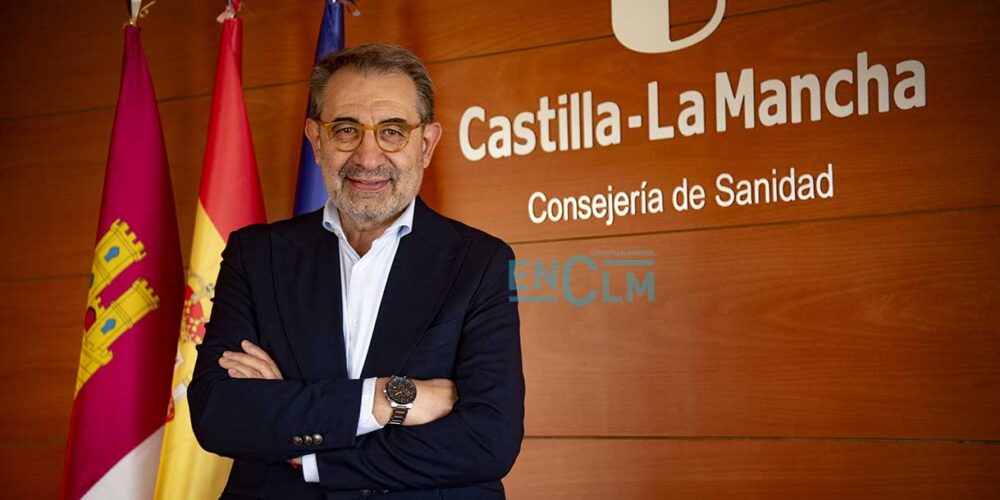 Jesús Fernández Sanz, consejero de Sanidad de Castilla-La Mancha. Foto: Rebeca Arango.